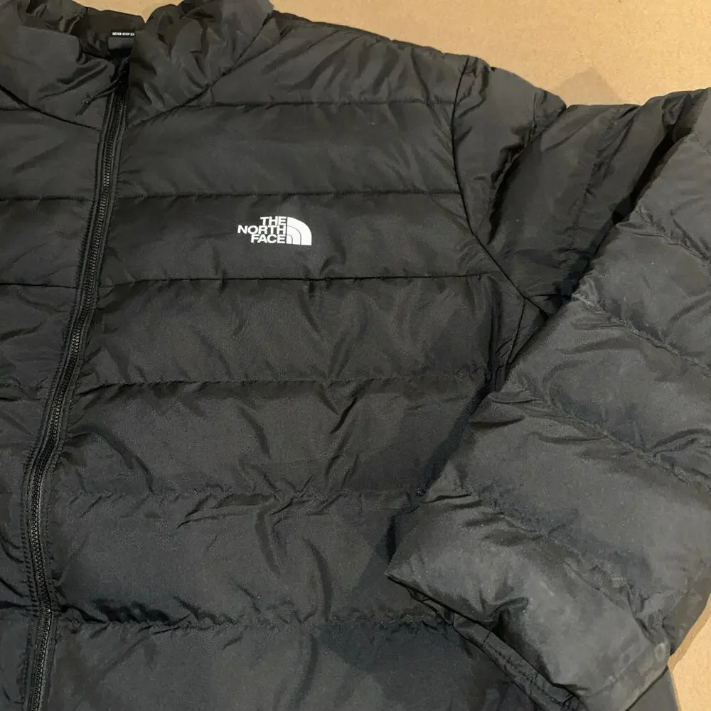 The North Face Big & Tall Men's Aconcagua 3 Jacket Black 5X Winter Puffer